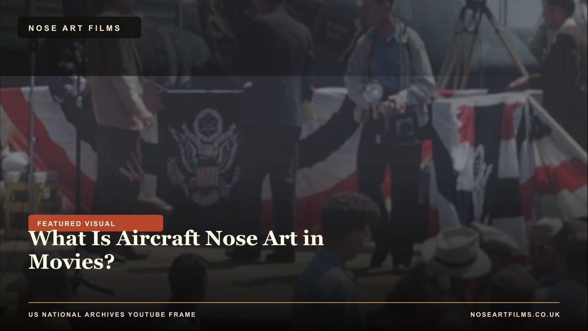 Nose Art Films branded aircraft nose art research visual