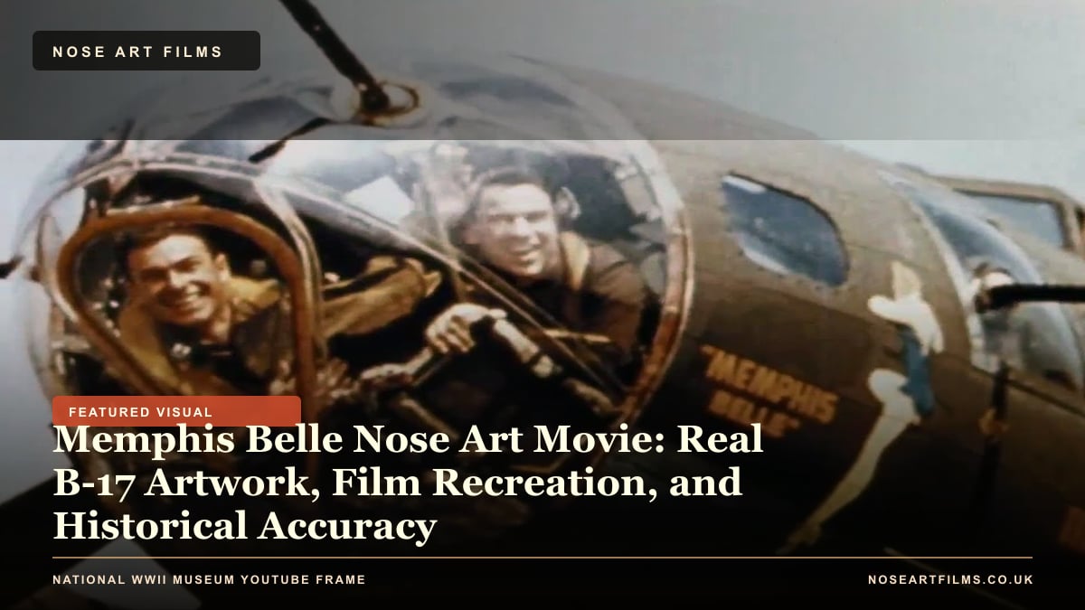 WWII aircraft nose art in films